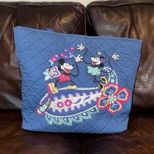Vera Bradley Disney Mickey & Minne shoulder tote bag